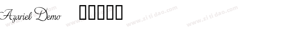 Azariel Demo字体转换